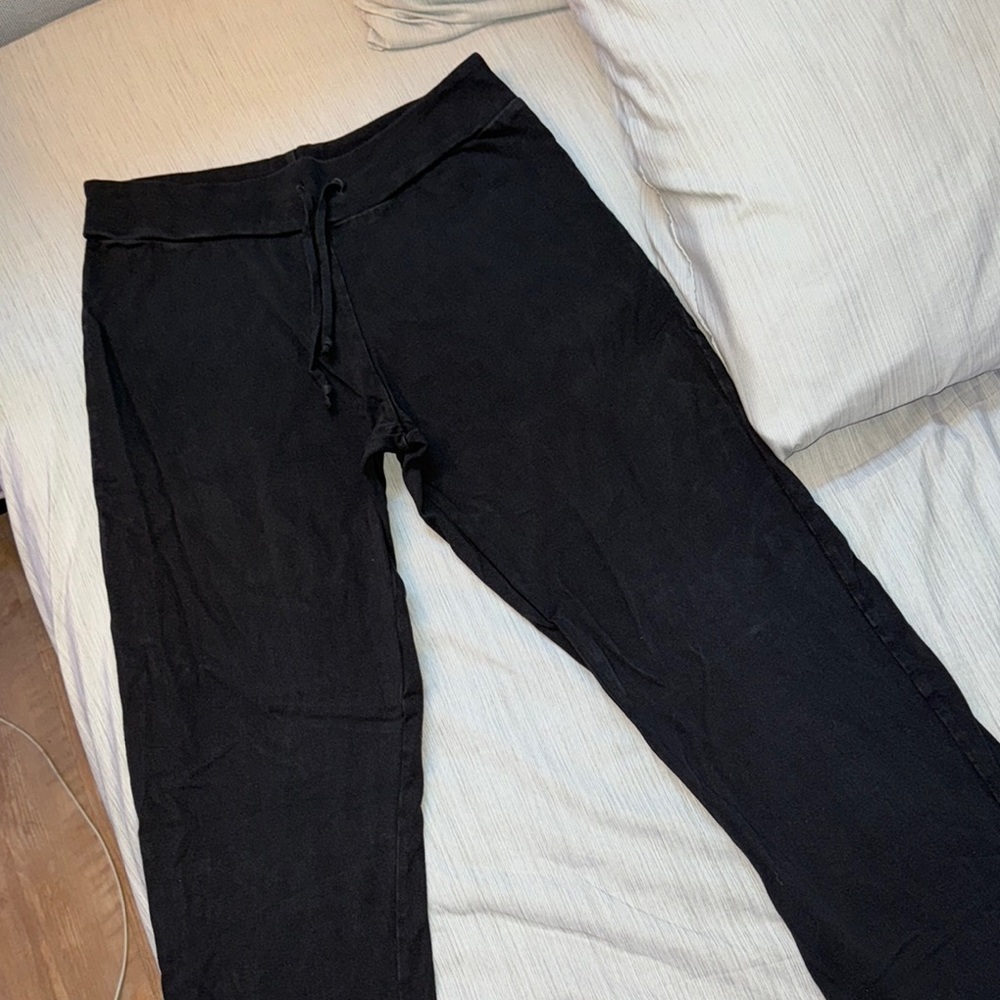 Brandy Melville Black Hilary Soft Drawstring Yoga Sweatpants
